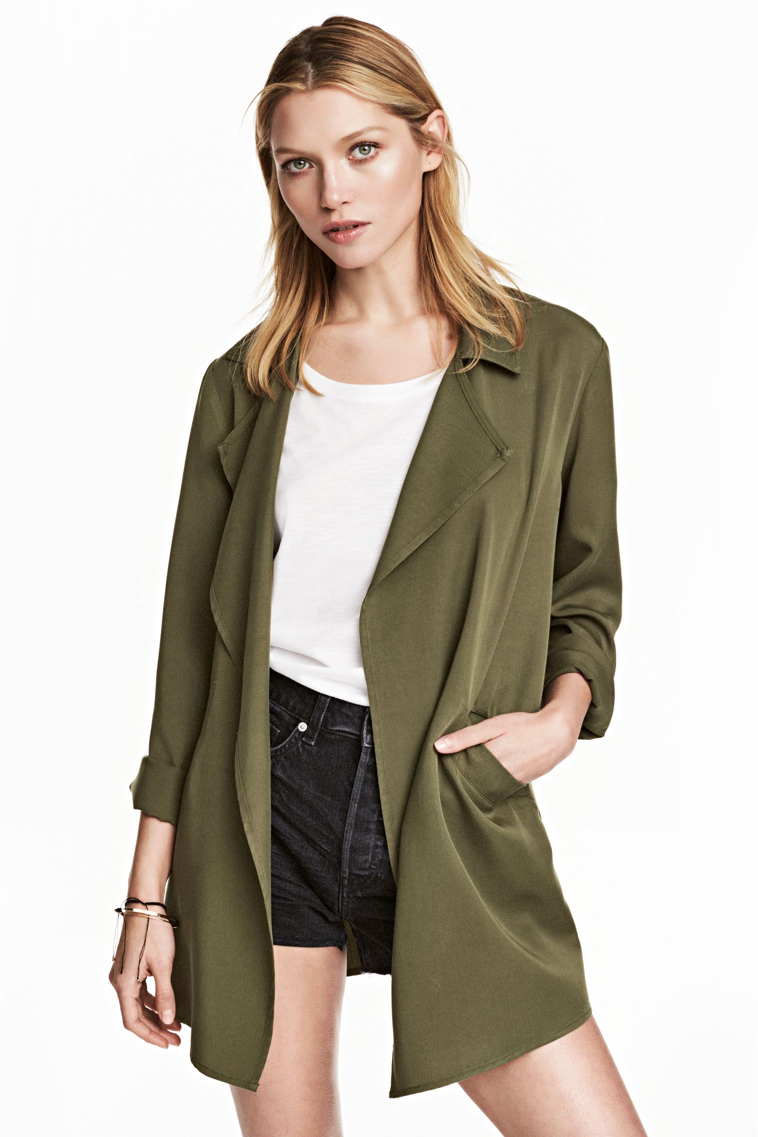 

Куртка H&M  хаки 22074952065, Куртка H&M 38 хаки 22074952065