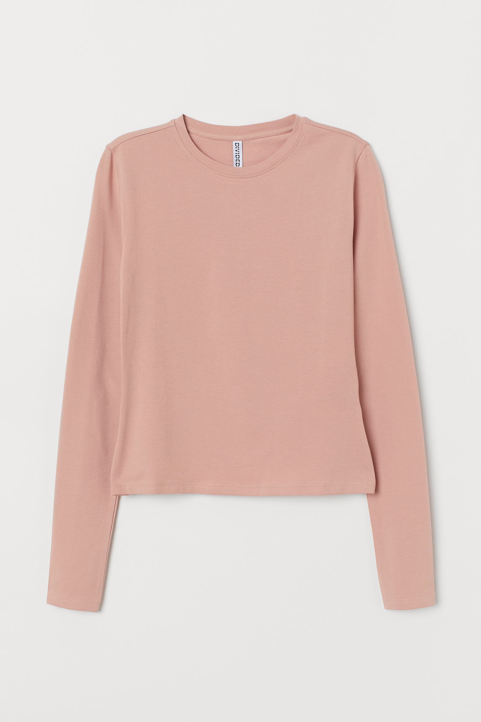 

Лонгслив H&M M пудровый 18077621431