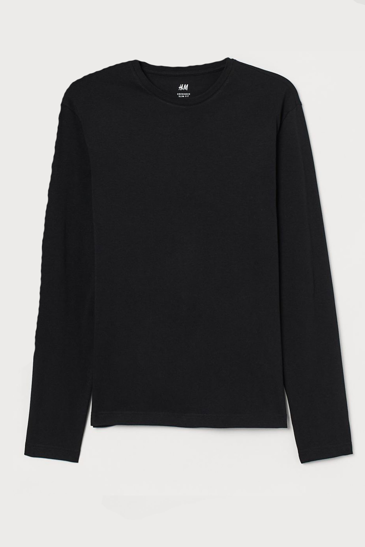 

Лонгслив H&M L черный 2607578626