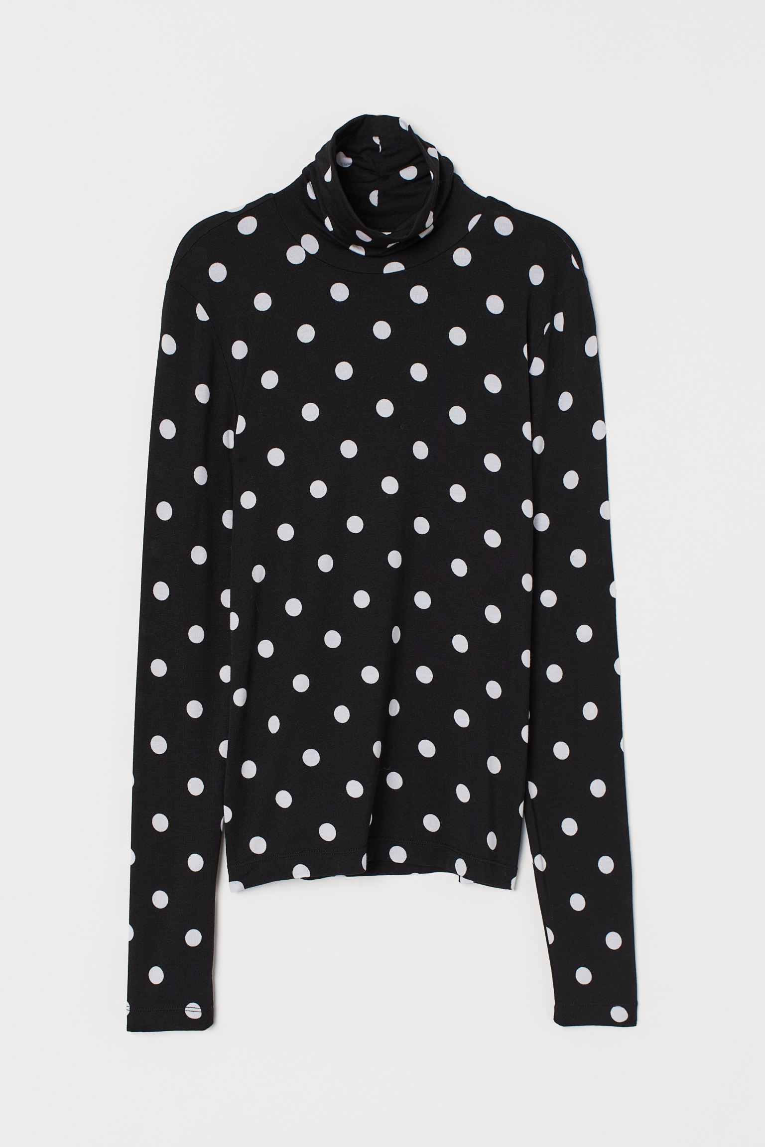 

Гольф H&M  черный белый горох 21077330980, Гольф H&M XS черный белый горох 21077330980