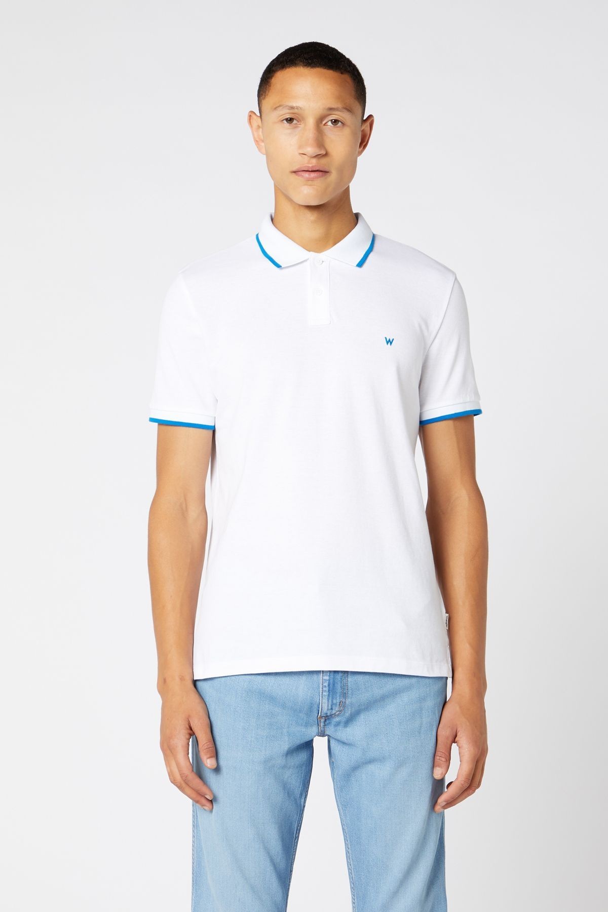 

Поло Wrangler Pique Polo Regular Fit Белый S