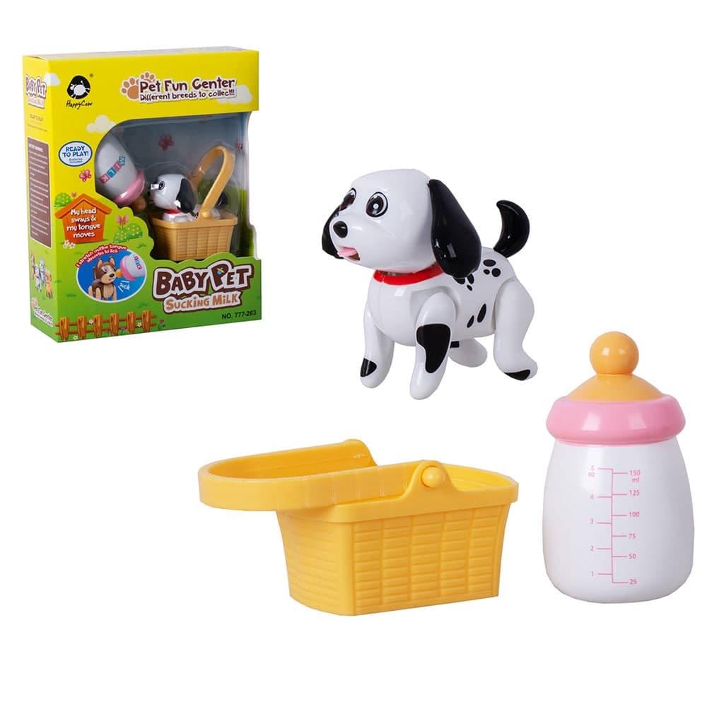 

Интерактивное животное Baby Pet, щенок черно-белый