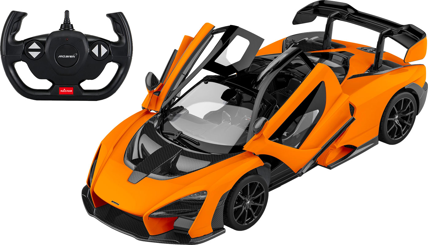 

Машинка Rastar McLaren Senna 1:14 Оранжевая (4540026)
