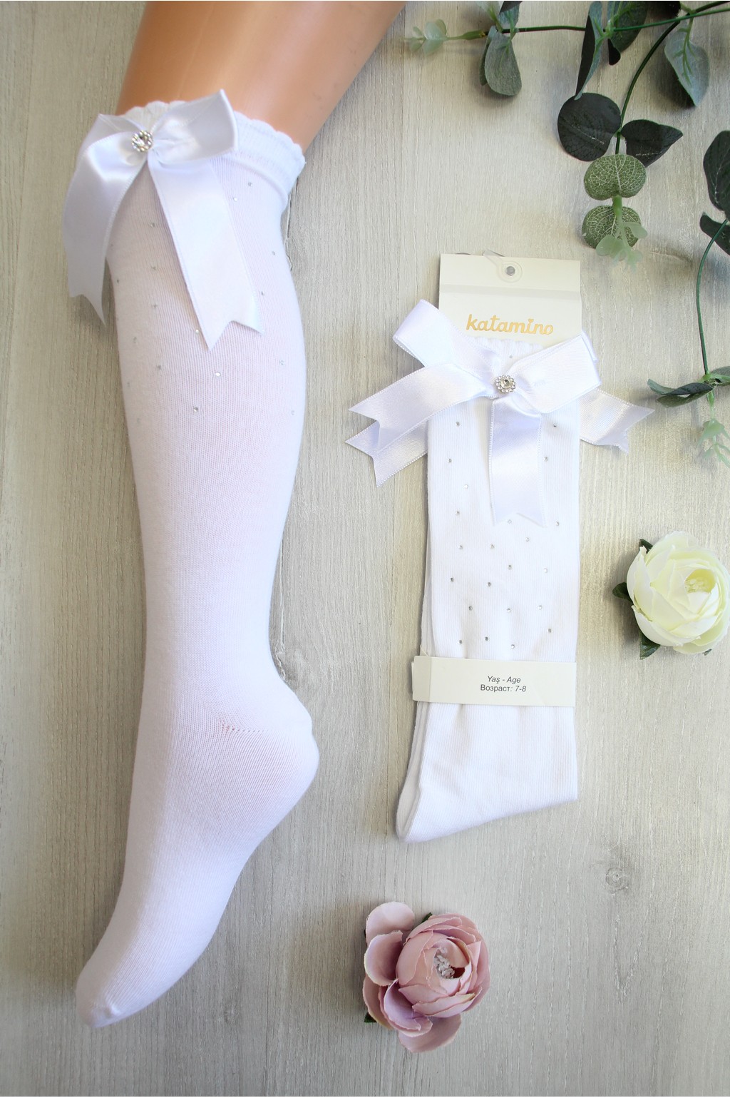

Гольфы Katamino 20 / 7-8 лет см Белый