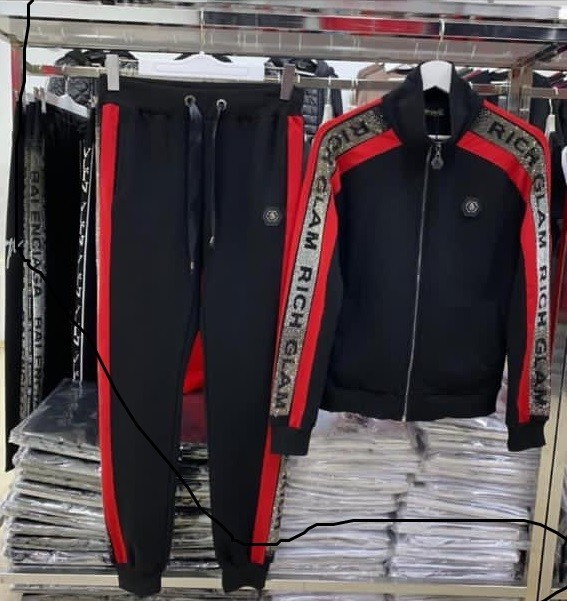 

Жіночий спортивний костюм RICH GLAM PRESTIGE RED BLACK розмір XL