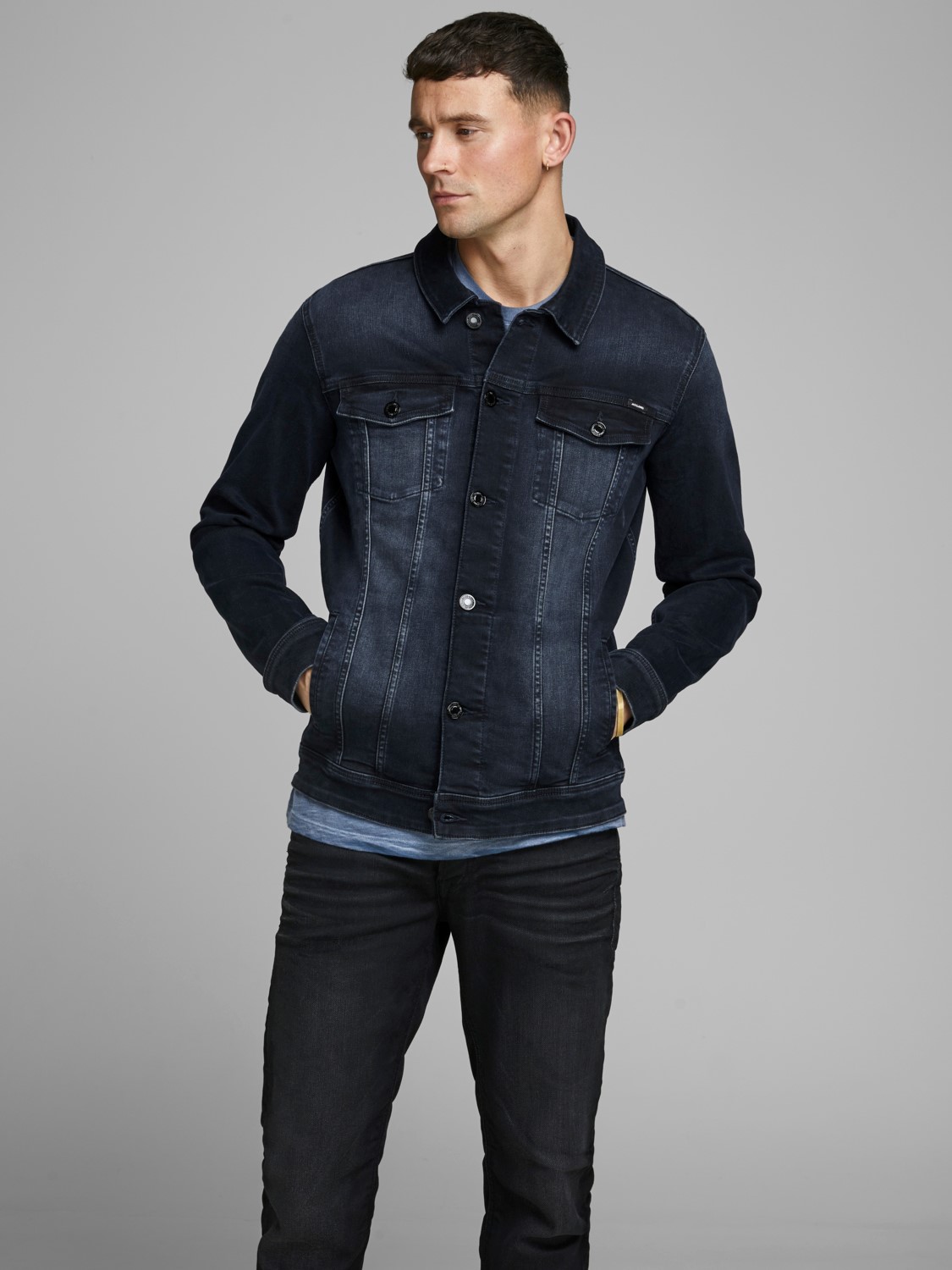 

Куртка Jack&Jones ALVIN 12166867 Blue Denim  темно-синий, Куртка Jack&Jones ALVIN 12166867 Blue Denim XL темно-синий