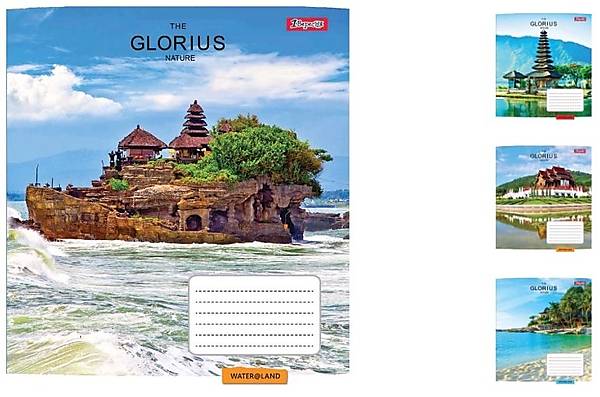 

Тетрадь А5 24 листов в клетку Glorius nature (20 шт. в упак) 1 Вересня (765440)