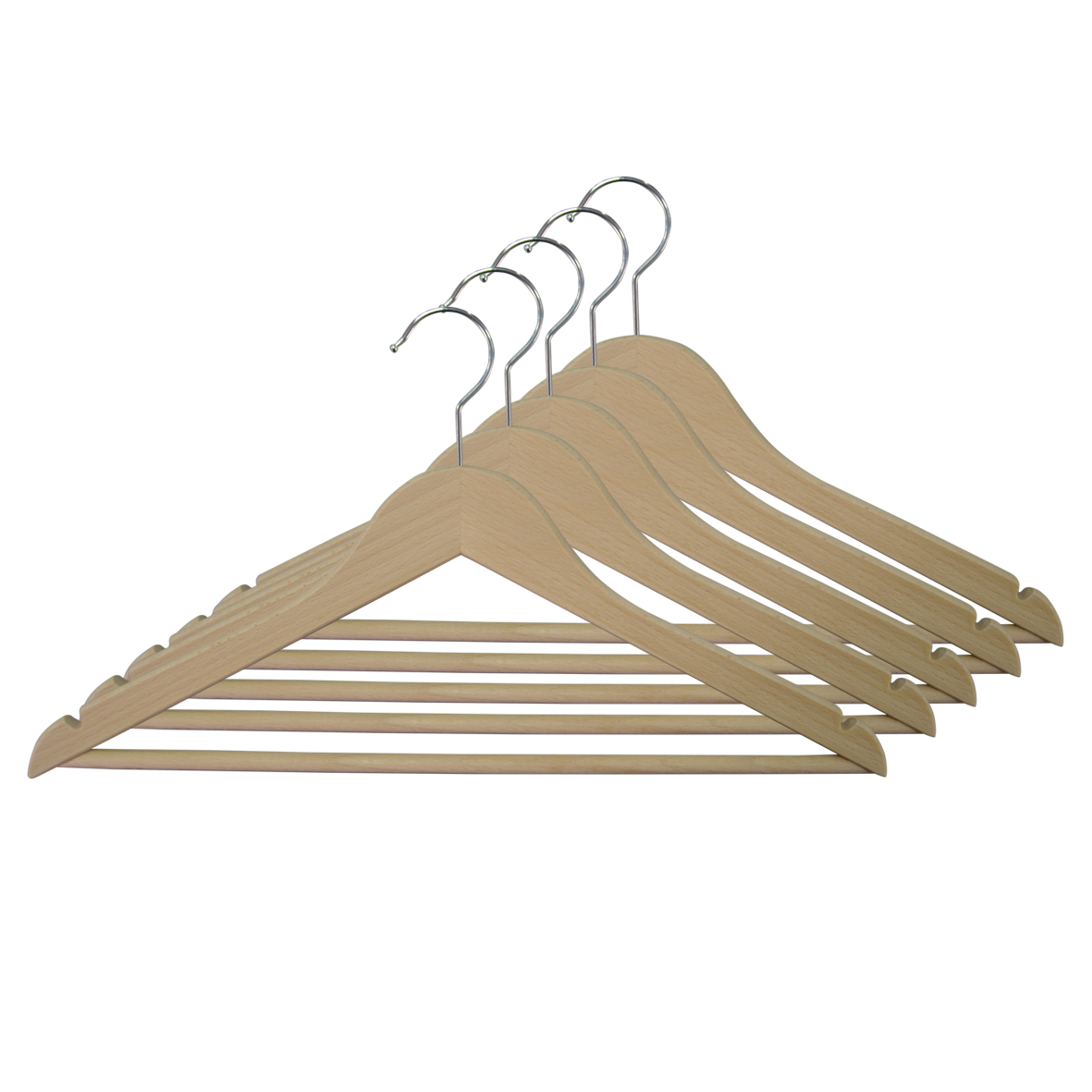 Вешалка одежная с нарезами, набор 5 шт, 44 х 1,3 см, VILAND от продавца ...