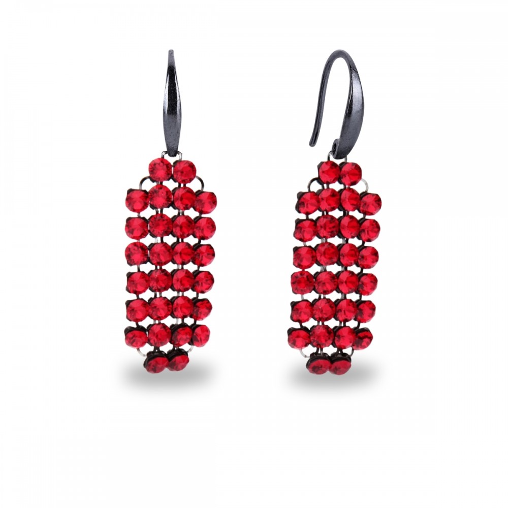 

Серебряные серьги Spark со Swarovski Stylish KWMESH2LSI