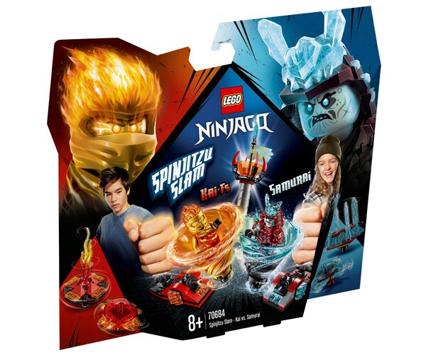 

Конструктор LEGO NINJAGO Бой мастеров кружитцу - Кай против Самурая (70684)