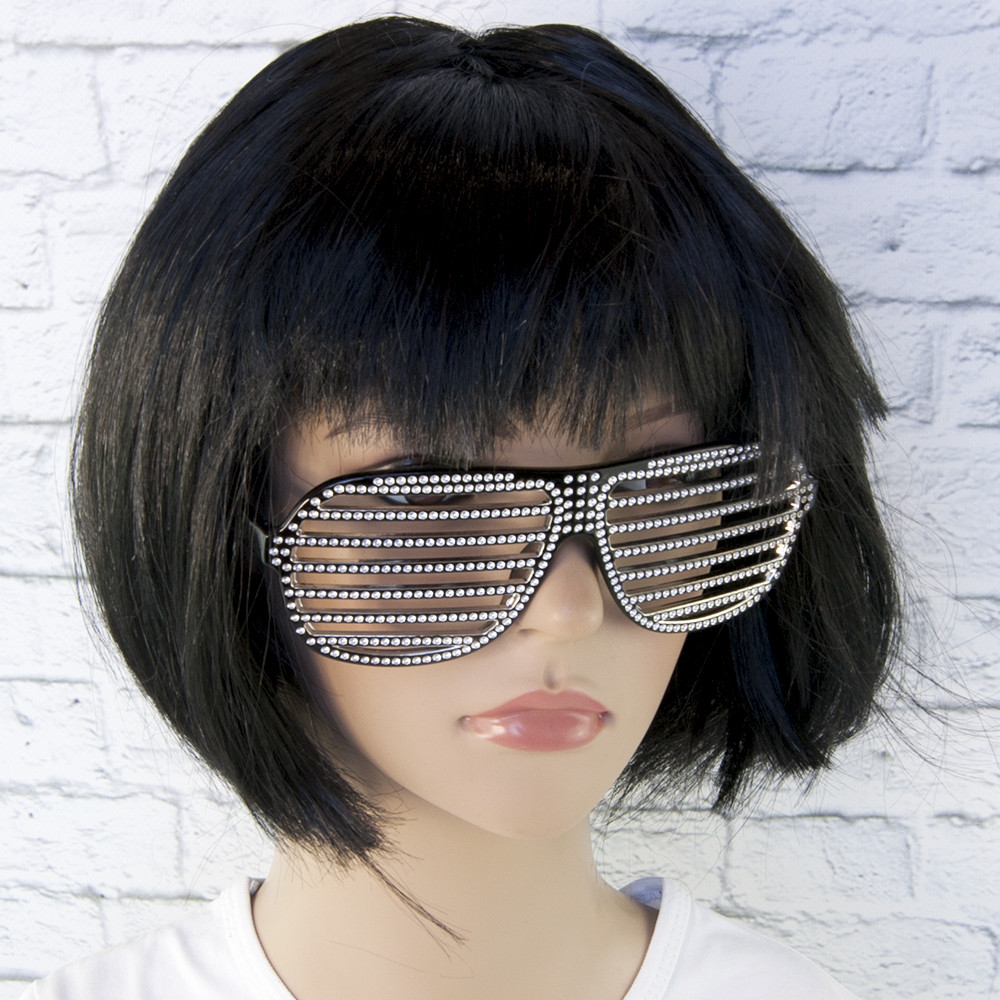 

Очки Жалюзи со стразами (черные) 1254664872