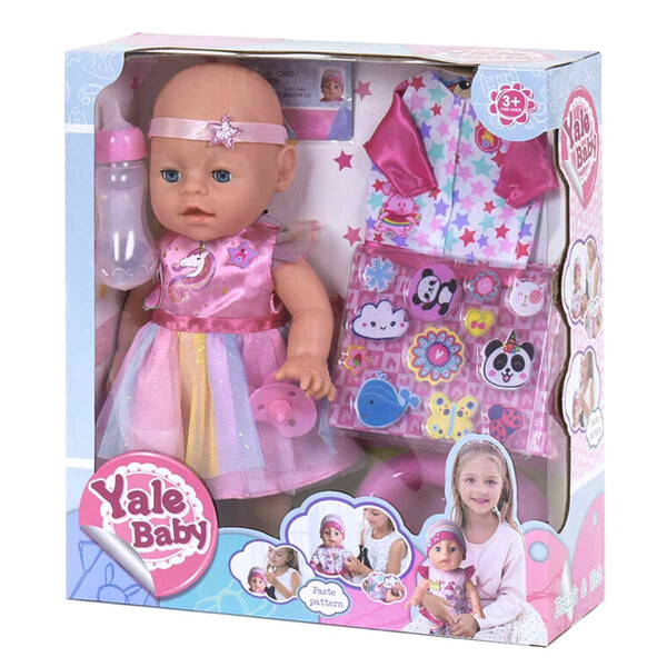 

Кукла пупс Yale Baby 35 см с горшком и аксессуарами в платье (705914)