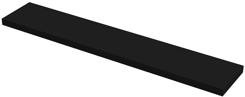 

Полка DC Gina 924х204х32 мм Черная
