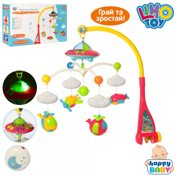 

Подвеска Карусель LIMO TOY HE0304 на кроватку (BAM004185)