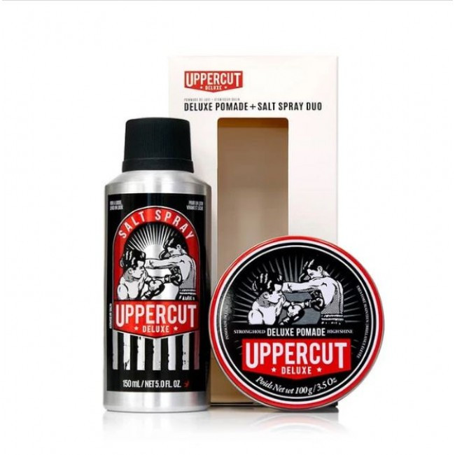 

Подарочный набор Uppercut Deluxe Pomade & Salt Spray Duo