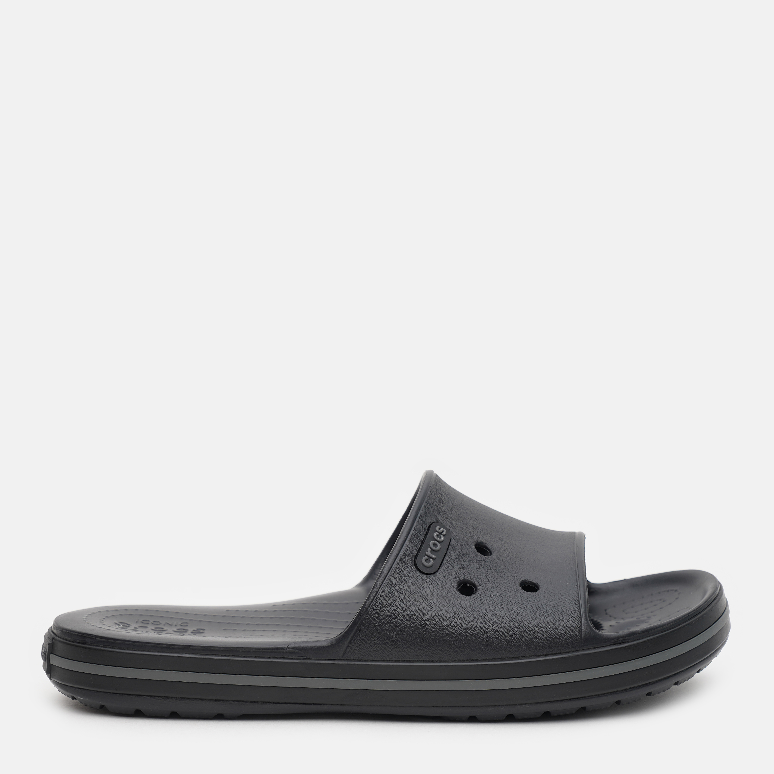 

Шлепанцы Crocs Jibbitz Crocband III Slide 205733-02S-M11 45-46 28 см Black/Graphite