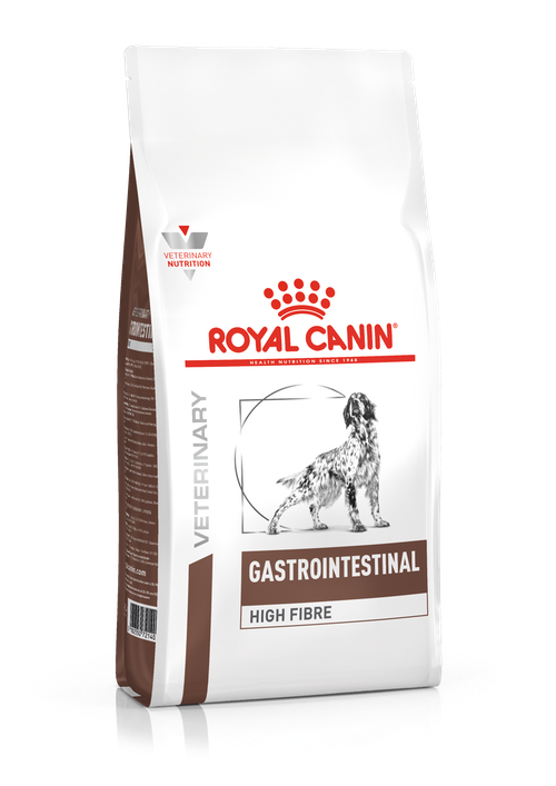 

Лечебный сухой корм для собак Royal Canin GASTRO INTESTINAL HIGH FIBRE CANINE с повышенным содержанием клетчатки 14 кг