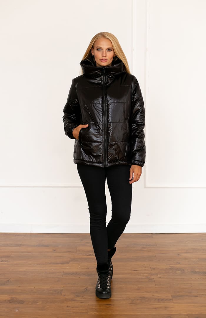 

Демисезонная куртка "Фируза" Waukeen Черный 5501 44 р 5501