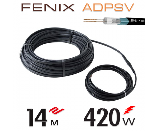 

Нагревательный мат кабель Fenix ​​ADPSV 30 W / m - 14 м.п.