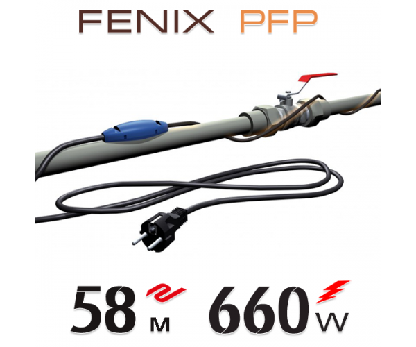 

Нагревательный кабель двужильный Fenix ​​PFP 12 Вт / м со встроенным термостатом - 58 м.п.