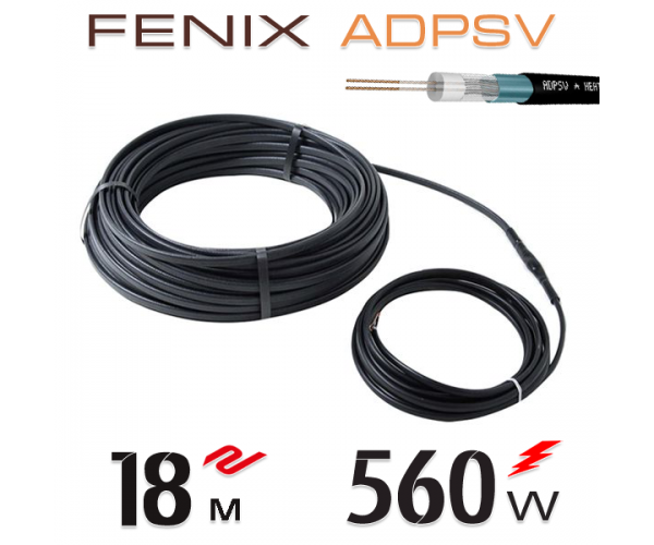 

Нагревательный мат кабель Fenix ​​ADPSV 30 W / m - 18 м.п.