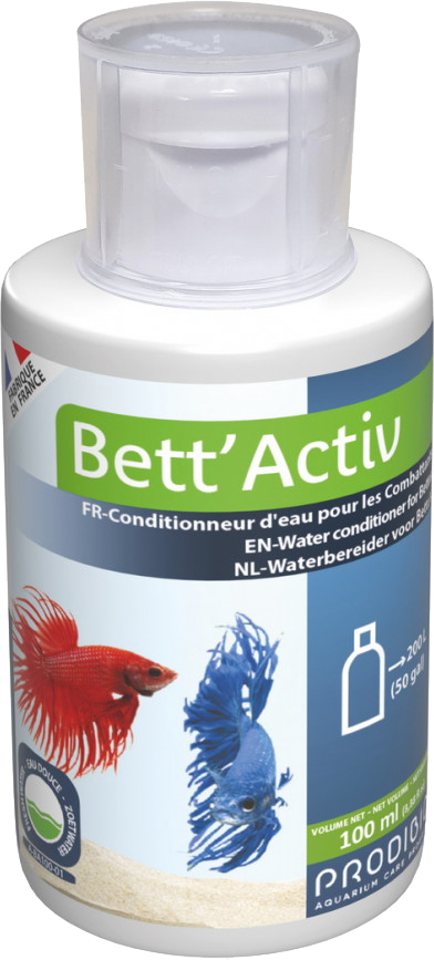 

Кондиционер для аквариума с рыбками-петушками Prodibio Bett'Activ 100 мл