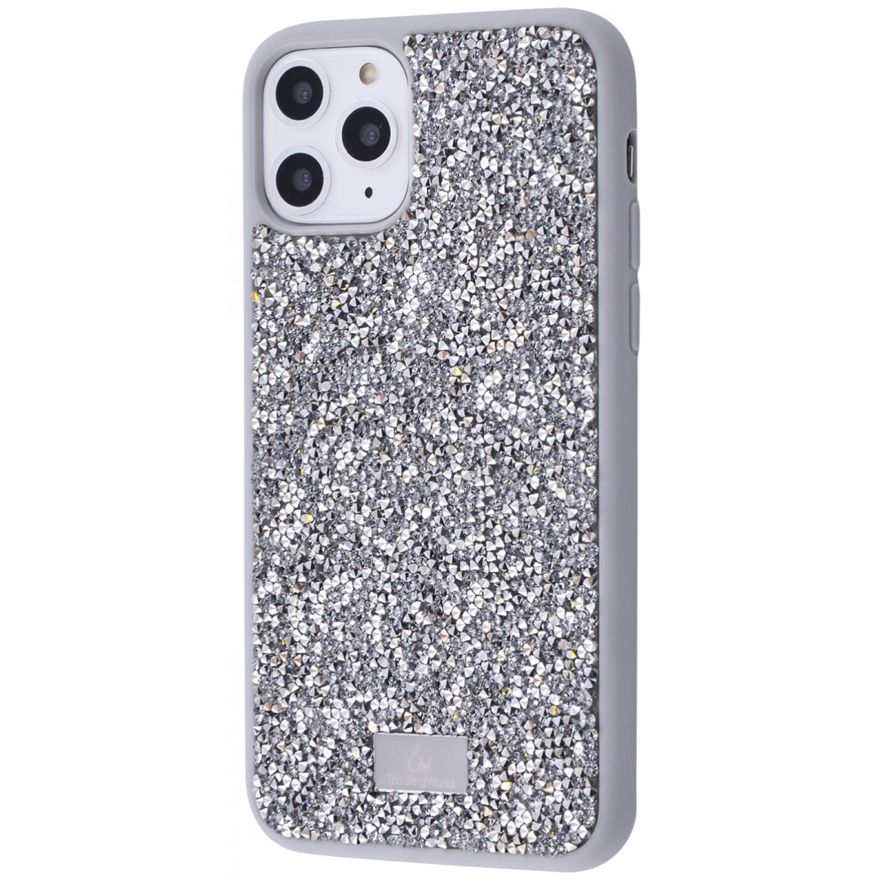 

Чехол Bling World Grainy Diamonds (TPU) iPhone 12 Pro Max silver Металлик N30961