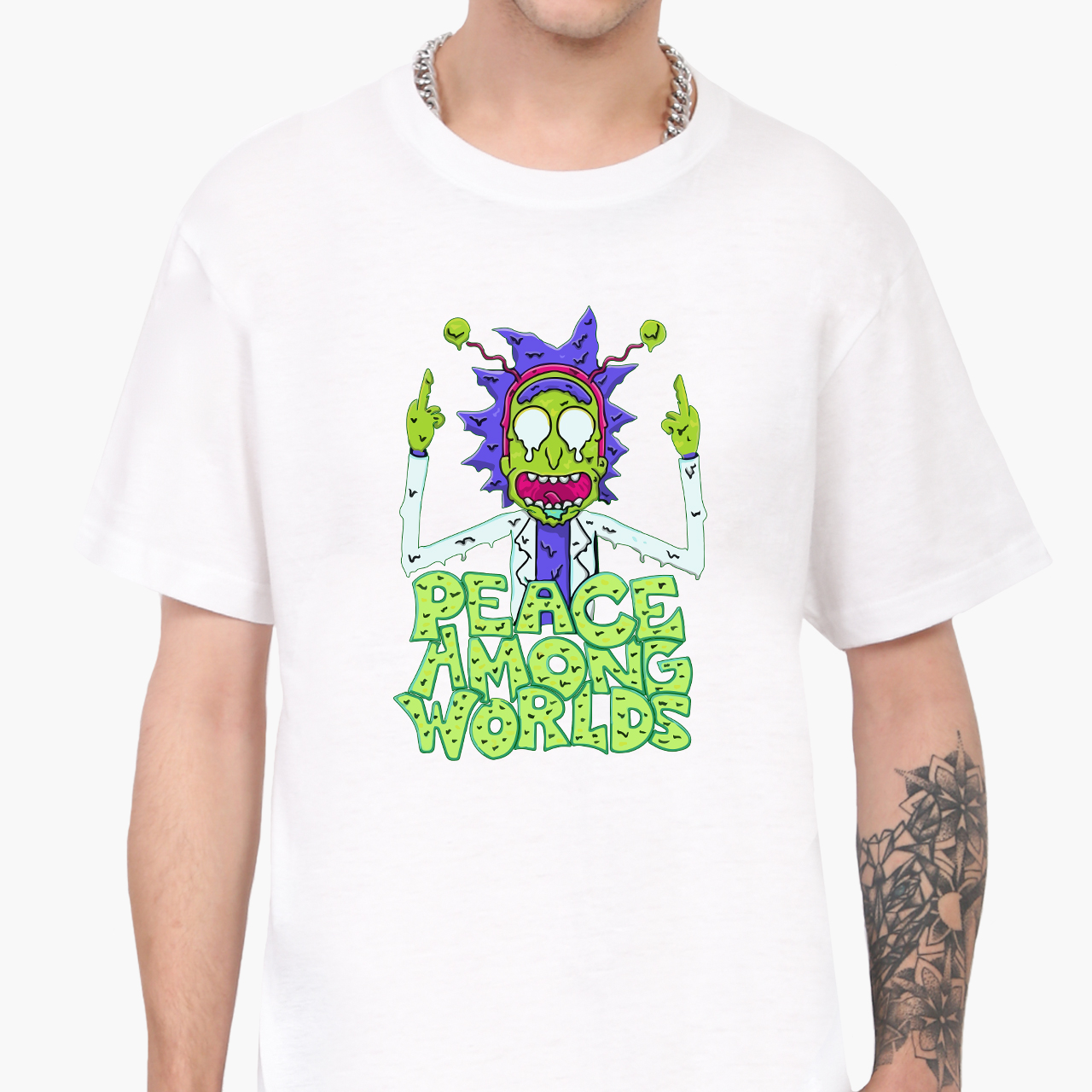 

Футболка мужская Рик и Морти Рик Санчез (Rick and Morty Rick Sanchez) (9223-2941-8)  Белая, Футболка мужская Рик и Морти Рик Санчез (Rick and Morty Rick Sanchez) (9223-2941-8) L Белая