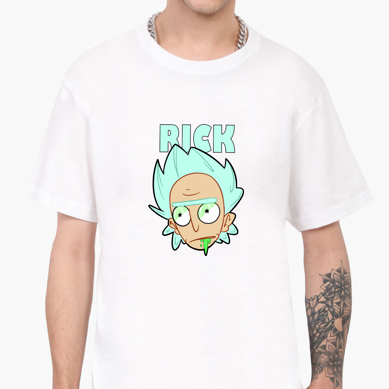 

Футболка мужская Рик и Морти Рик Санчез и Бендер (Bender Rick and Morty Rick Sanchez and Bender) (9223-2942-10) XXL Белая