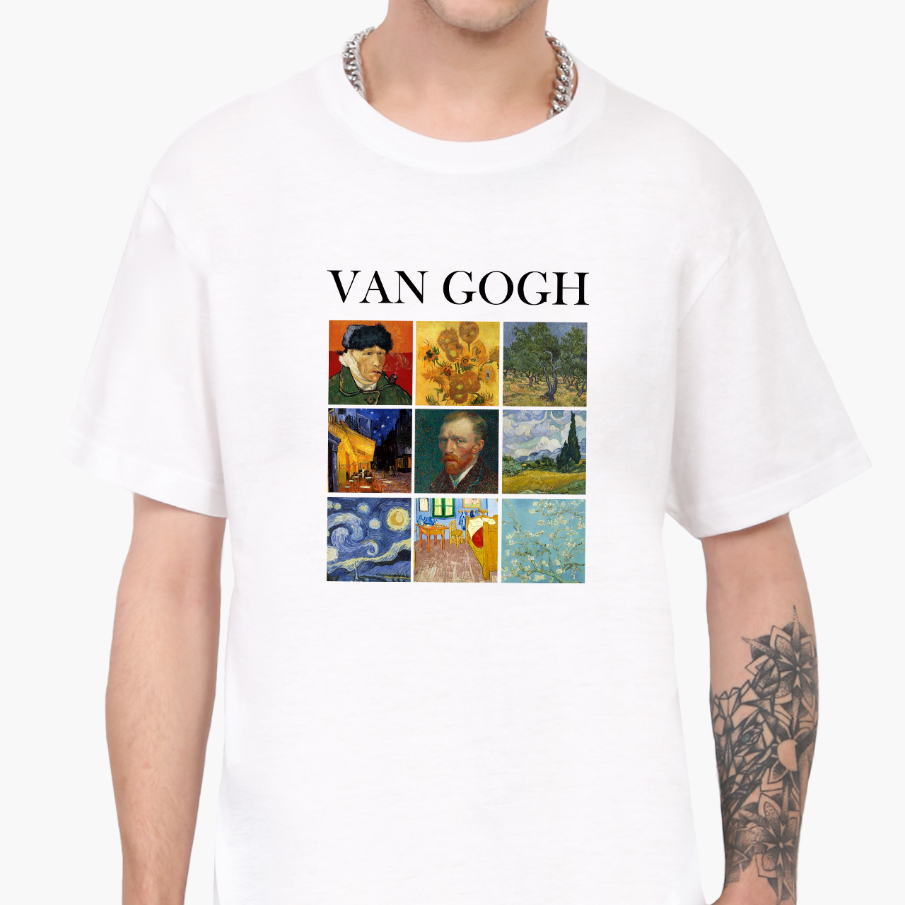 

Футболка мужская Винсент Ван Гог Картины (Vincent van Gogh Paintings) (9223-2960-8)  Белая, Футболка мужская Винсент Ван Гог Картины (Vincent van Gogh Paintings) (9223-2960-8) L Белая