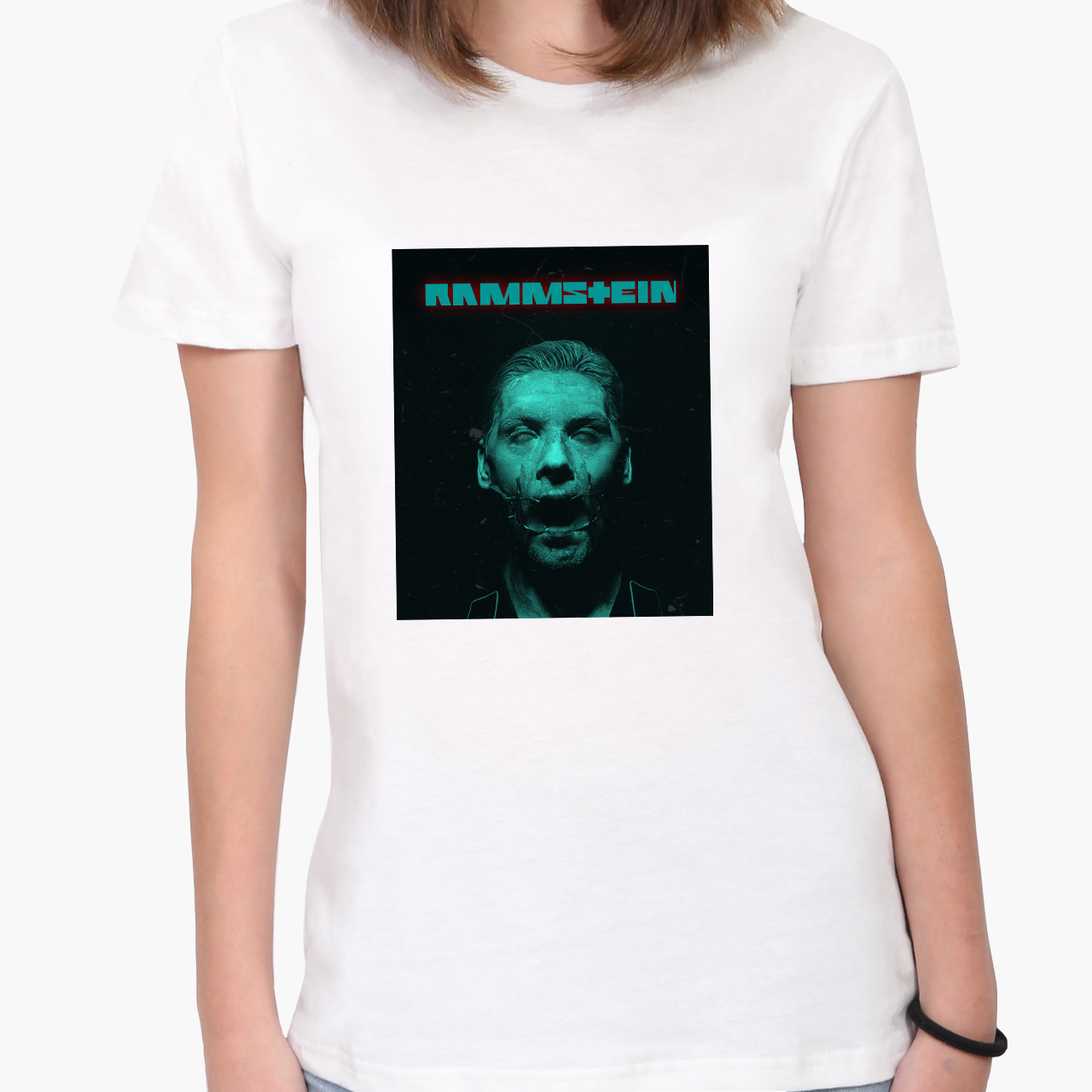 

Футболка женская Рамштайн (8976-2974-10) XXL Белая