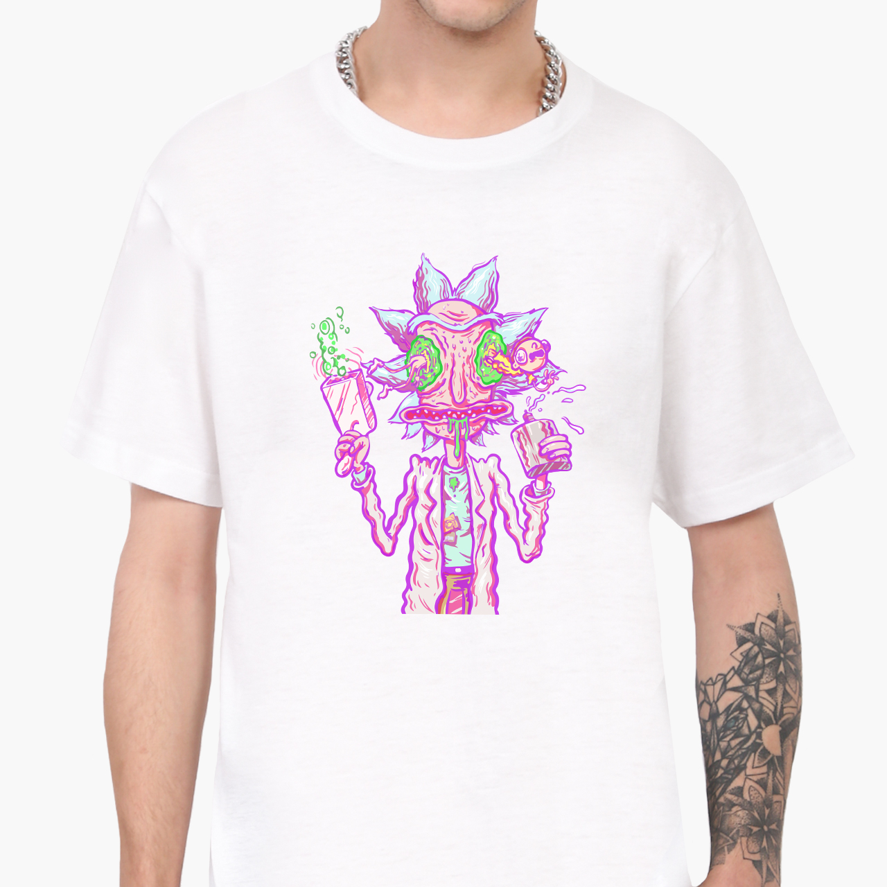 

Футболка мужская Рик и Морти Рик Санчез (Rick and Morty Rick Sanchez) (9223-2944-9)  Белая, Футболка мужская Рик и Морти Рик Санчез (Rick and Morty Rick Sanchez) (9223-2944-9) XL Белая
