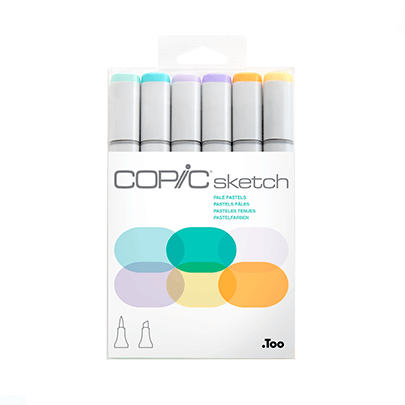 

Набор маркеров Copic Sketch Set "Pale Pastels" (21075667)