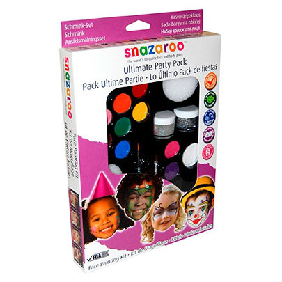 

Набор аквагрима Snazaroo Ultimate Party Pack 12 цветов 2 кисточки (1180100)