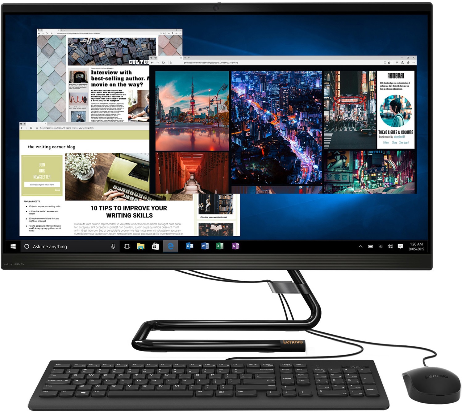 

Моноблок Lenovo 24IIL5 (F0FR006JUA) Black