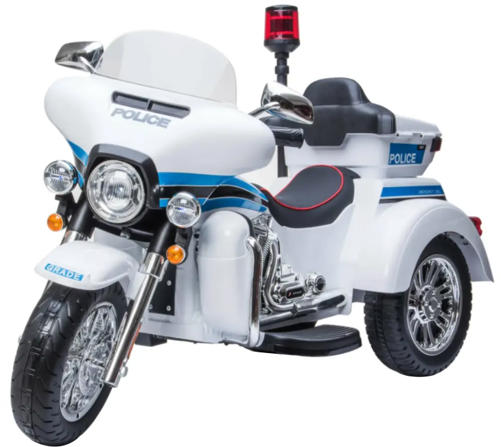 

Электротрицикл Kidsauto Police SMT-111 white (6903351801118)