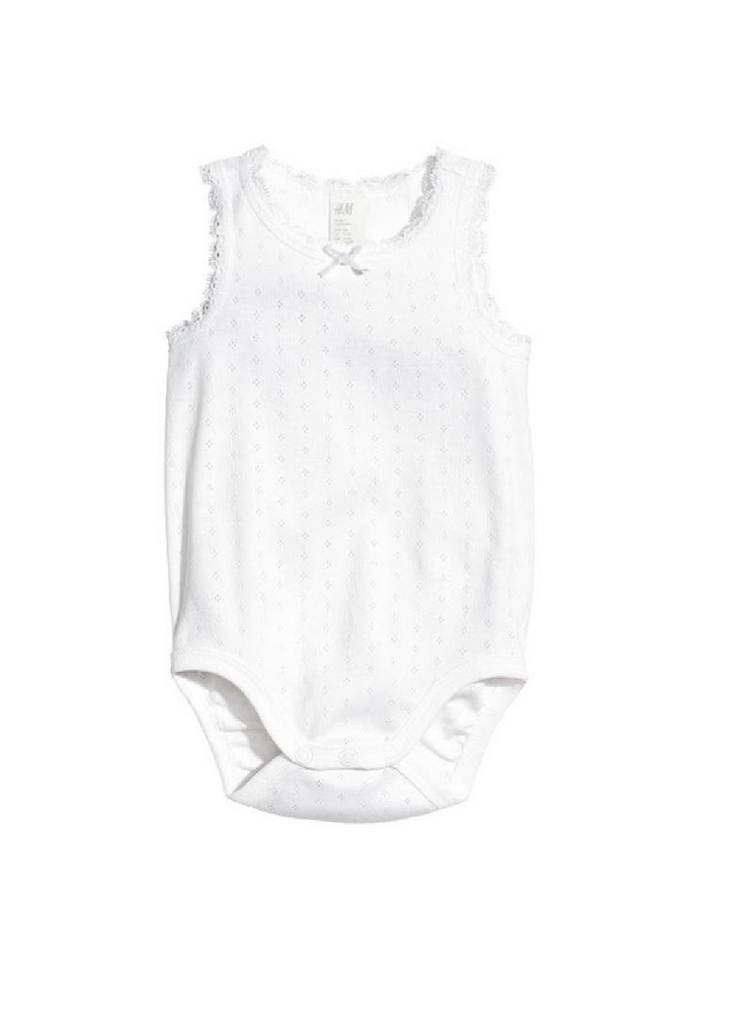 

Боди H&M 68 Белоснежный 0298280_бел