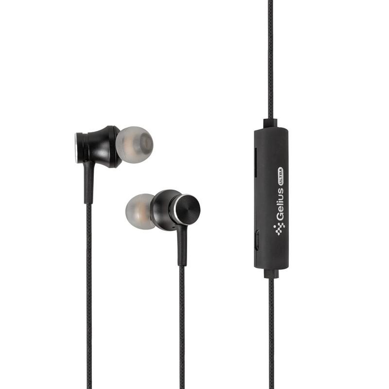 

Наушники гарнитура вакуумные Bluetooth Gelius Ultra Resolve GL-HB-010U Black