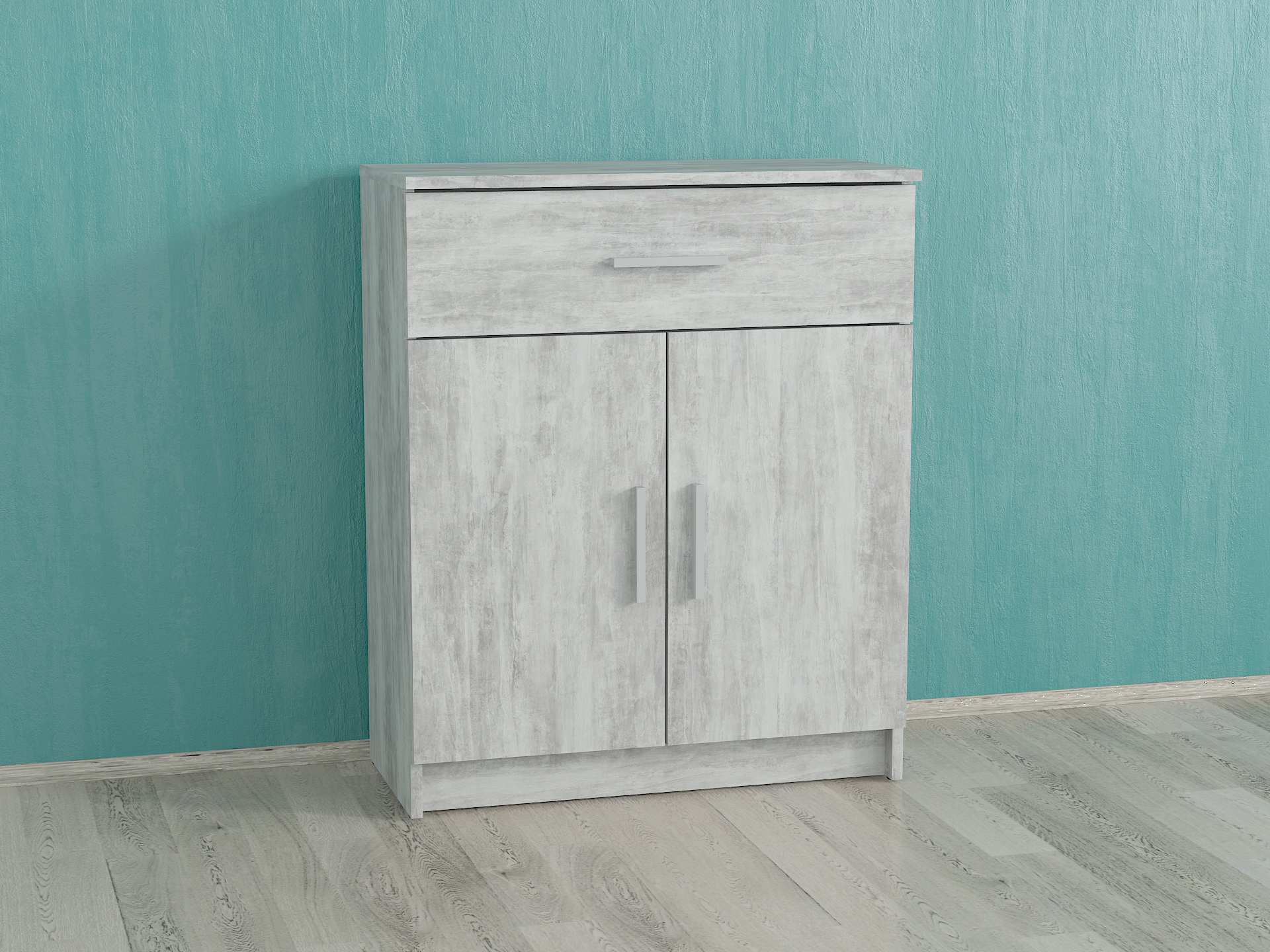 

Комод с одним ящиком и дверьми IА-92 Бетон Ш 710 / В 870 / Г 350