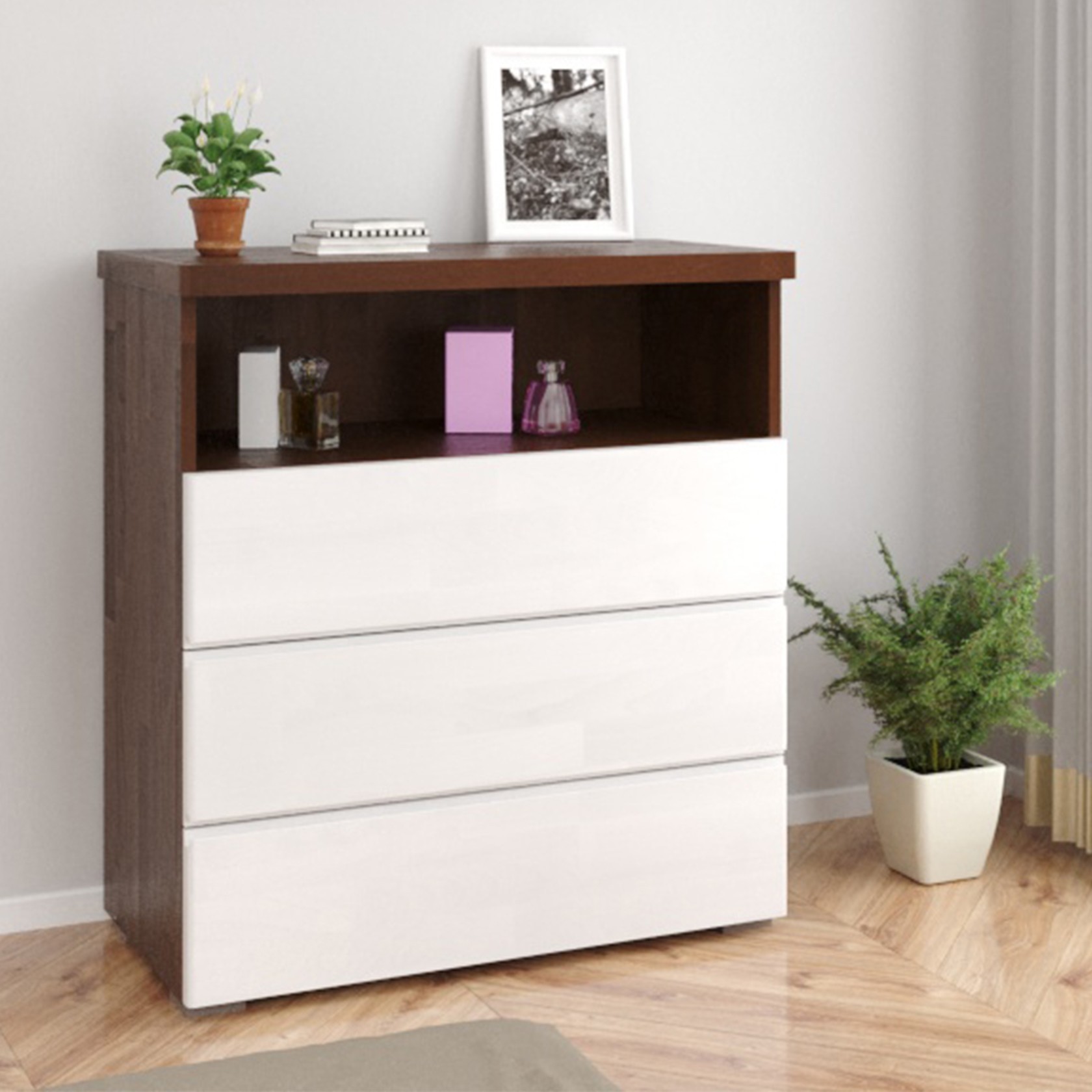 

Комод Регина 3Ш1П (Arbor Drev) Темный орех 71205_3