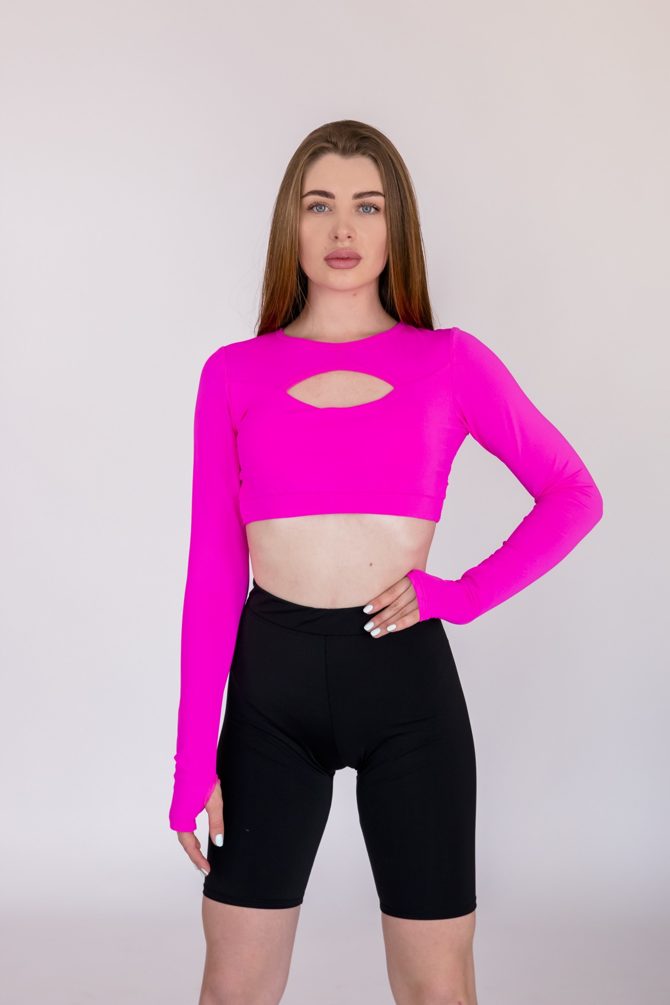 

Рашгард FitU спортивный женский Space rose розовый, Рашгард FitU спортивный женский Space rose розовый S