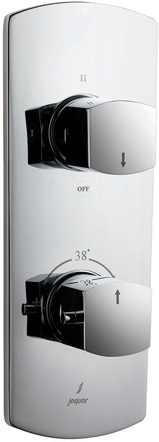 

Верхняя часть смесителя для ванны c термостатом JAQUAR Kubix Prime Aquamax KUP-CHR-35683KPM