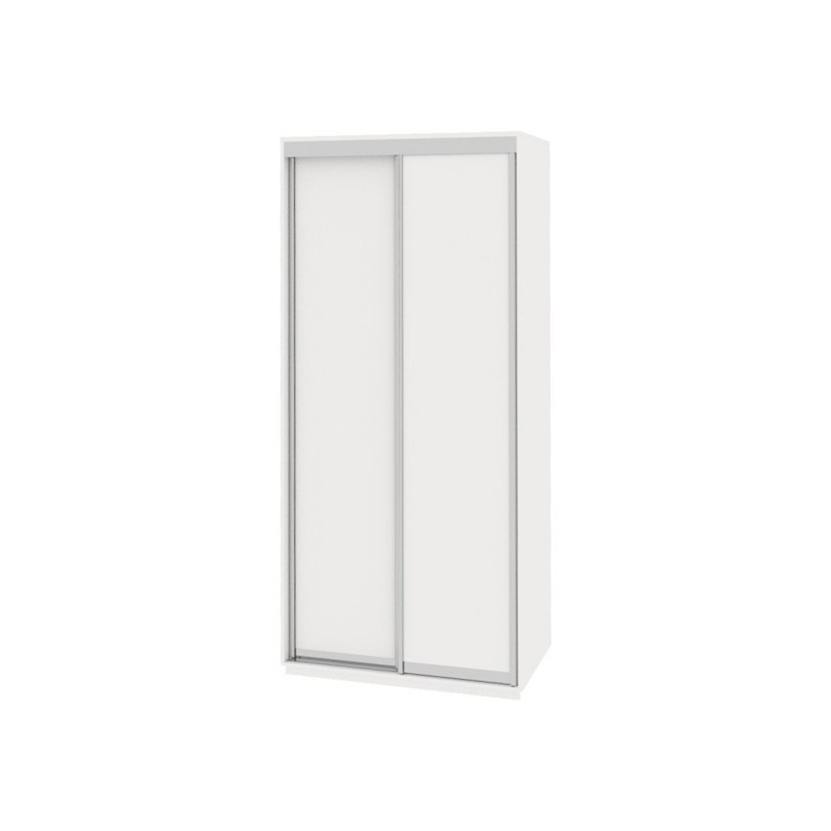 

Шкаф-купе Виват — 2 двери (ДОМ) ДСП-Белый 100x60x240