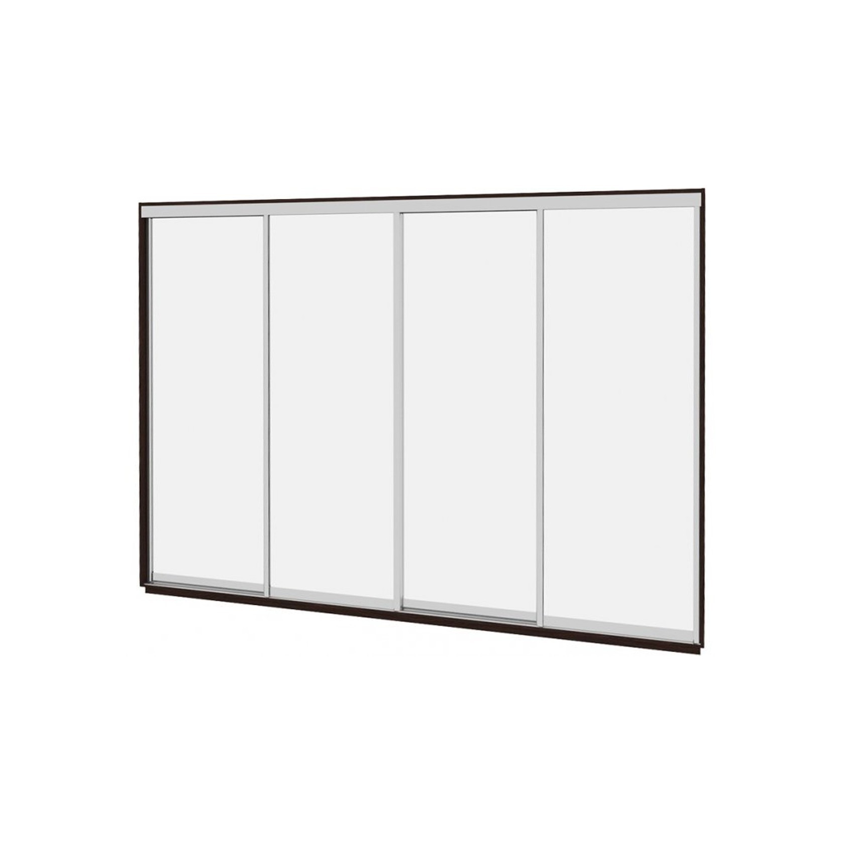 

Шкаф-купе Виват — 4 двери (ДОМ) Зеркало-Венге 400x60x240