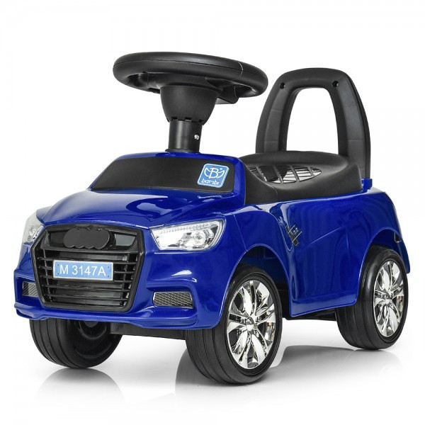 

Машинка-каталка ББ Audi M-3147A-4-MP3-Blue-YV