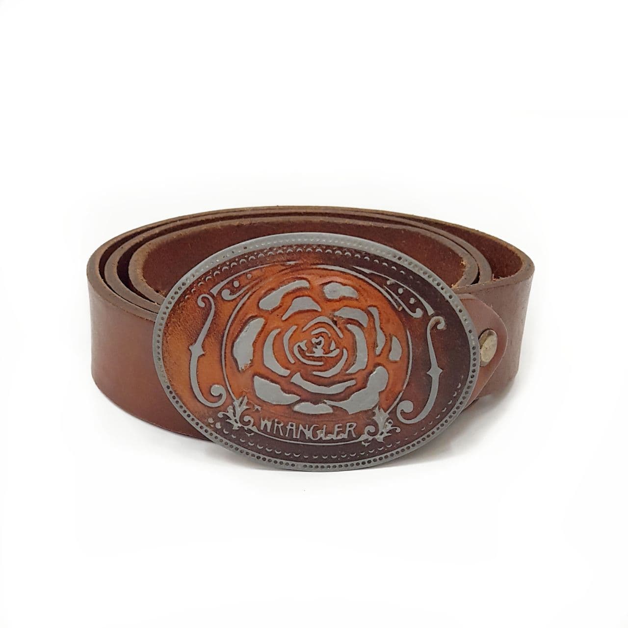 

Ремень Wrangler Leather Covered Buckle Коричневый 85-00