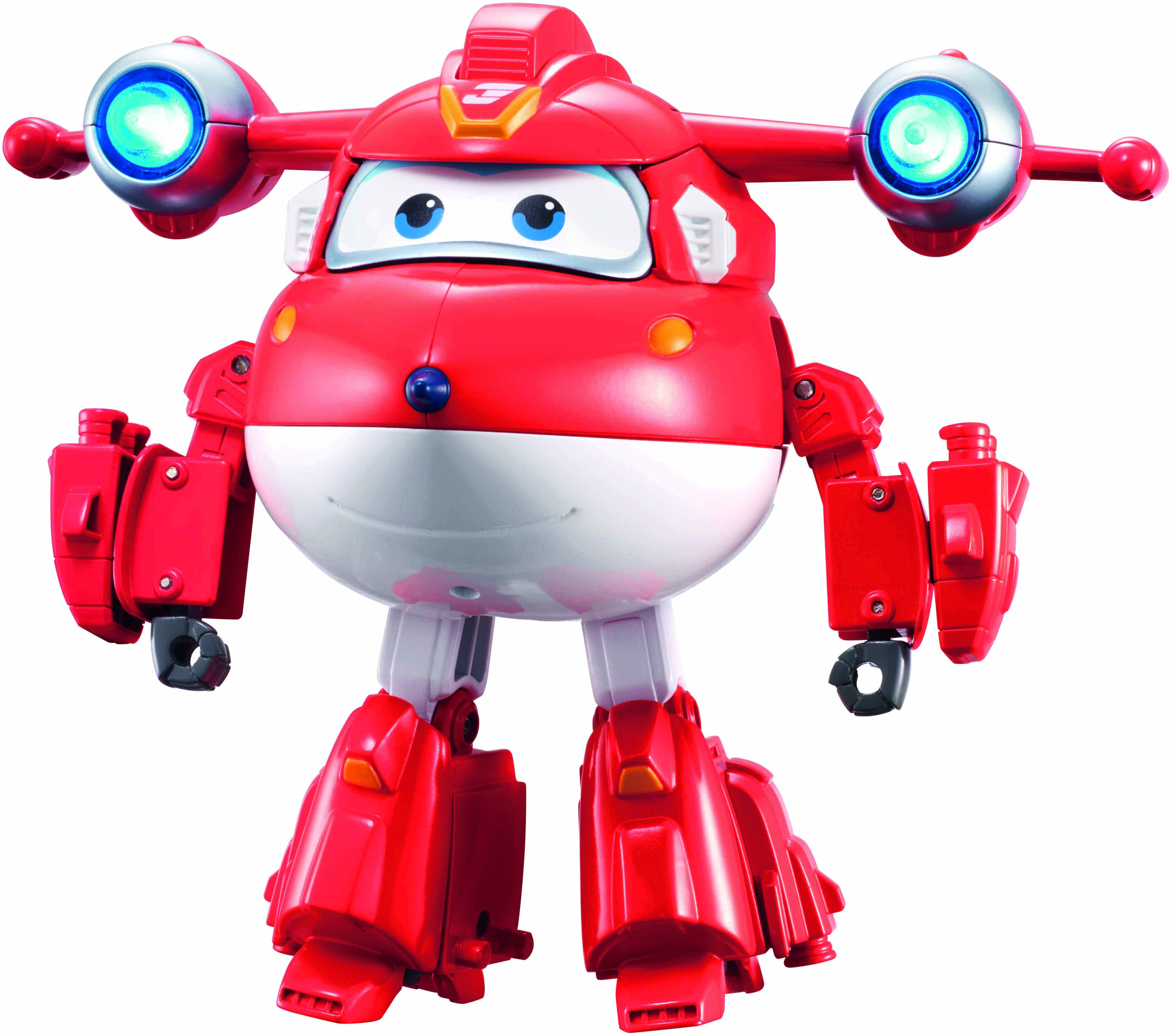 

Игровая фигурка-трансформер Super Wings Supercharge Lights & Sounds Jett Джетт (EU740431)