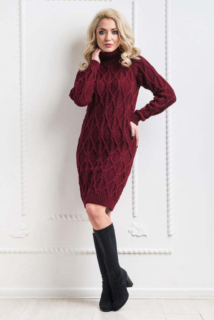 

Fashions • Платье Элегия Fashions 42-48 бордовый (№18773 )