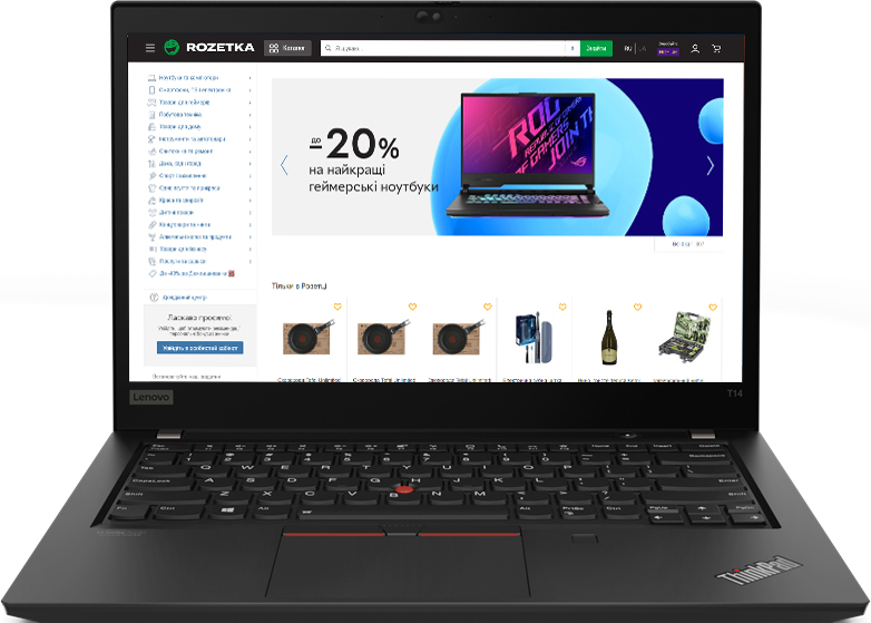 

Ноутбук Lenovo ThinkPad T14 Gen 2 (20W0009SRA) Black