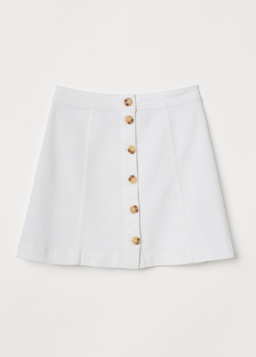

Джинсовая юбка H&M 46 Белый 0674606_бл.кот._01